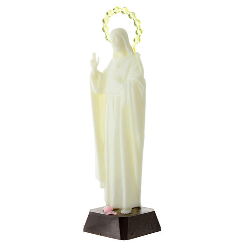 Fluorescent statue of the Sacred Heart of Jesus 24 cm | online sales on ...