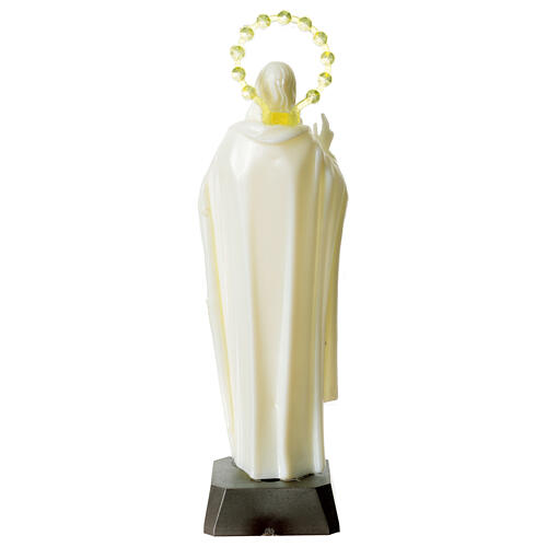 Fluorescent statue of the Sacred Heart of Jesus 24 cm 4