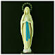 Fluorescent statue of Our Lady of Lourdes 25 cm s2