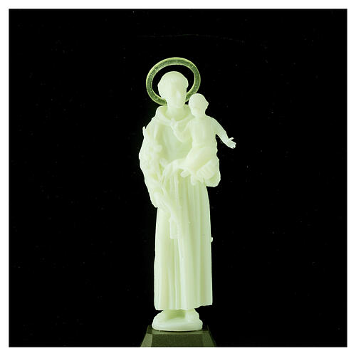 Saint Anthony's statue, fluorescent, 17 cm 2