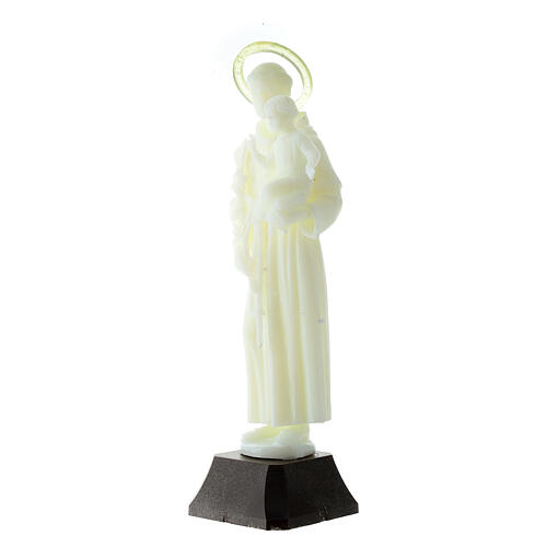 Statue fluorescente Saint Antoine 17 cm 3