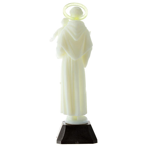 Statue fluorescente Saint Antoine 17 cm 4