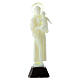 Statue fluorescente Saint Antoine 17 cm s1