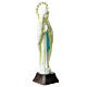Estatua Virgen de Lourdes fosforescente 18 cm s3
