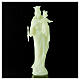Estatua Virgen Auxiliadora fosforescente 18 cm s2