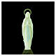 Our Lady of Lourdes' statue, fluorescent plastic, 10 cm s2
