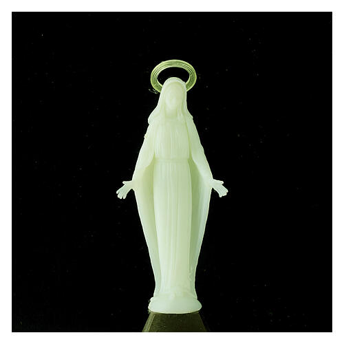 Estatua Virgen Inmaculada fosforescente 10 cm 2