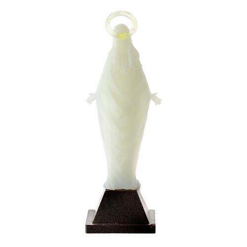 Estatua Virgen Inmaculada fosforescente 10 cm 4