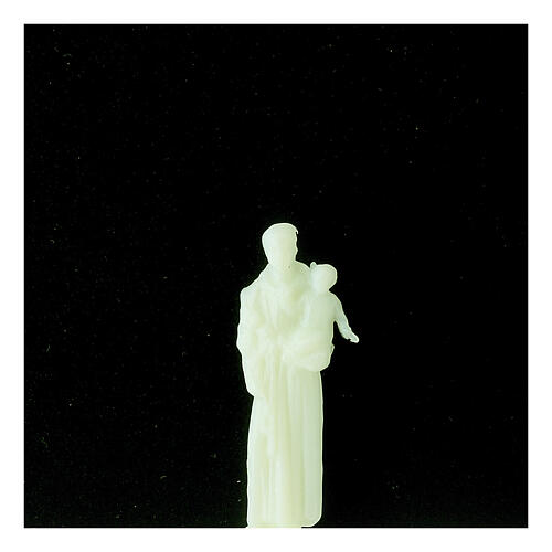 Saint Anthony's statue, fluorescent plastic, 5 cm 2