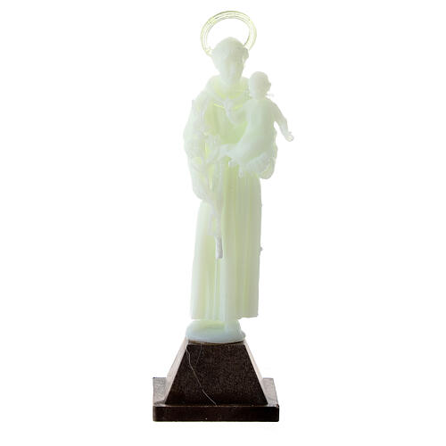 Saint Anthony's small statue of fluorescent plastic 10 cm 1