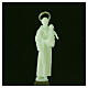 Statue Saint Antoine plastique fluorescent 10 cm s2