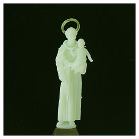 Statua Sant'Antonio fosforescente 10 cm 