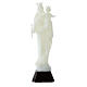 Mary Help of Christians small statue, fluorescent, 12 cm s1