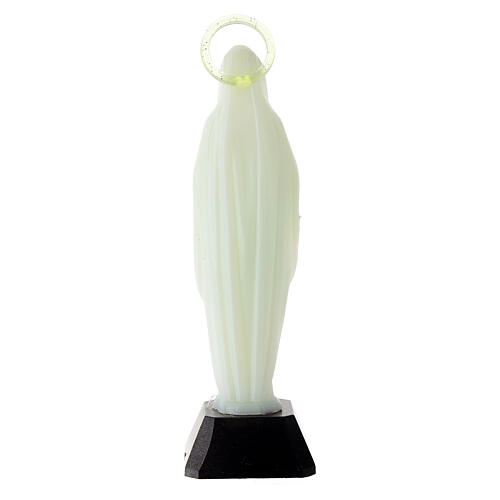 Gottesmutter von Lourdes, phosphoreszierend, 12 cm 4