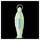 Our Lady of Lourdes fluorescent statue 12 cm s2