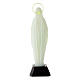 Estatua Virgen Lourdes fosforescente 12 cm s4