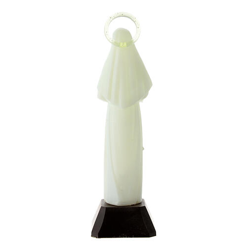Fluorescent statue of Saint Rita 12 cm 4