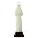 Fluorescent statue of Saint Rita 12 cm s1
