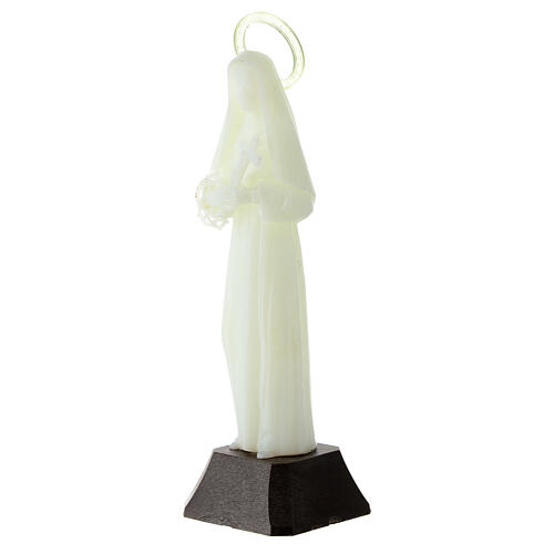 Estatua Santa Rita fosforescente 12 cm 3