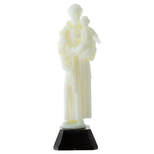 Statue of St. Anthony, fluorescent plastic, 12 cm 1