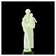 Statue of St. Anthony, fluorescent plastic, 12 cm s2