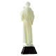 Statue of St. Anthony, fluorescent plastic, 12 cm s4
