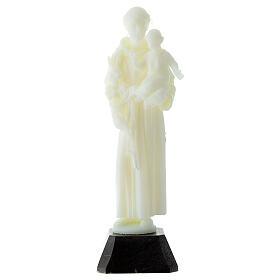 Saint Anthony and Child statue phosphorescent 12 cm