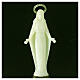 Statue of Our Immaculate Lady, fluorescent plastic, 12 cm s2