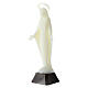 Statue of Our Immaculate Lady, fluorescent plastic, 12 cm s3