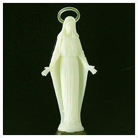 Estatua Virgen Inmaculada fosforescente 12 cm