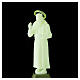 Statue of St. Pio, fluorescent plastic, 12 cm s2