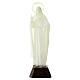Statue of the Sacred Heart of Jesus, fluorescent plastic, 12 cm s1