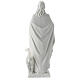 Jesus the Good Shepherd, white resin statue, 19 cm s5
