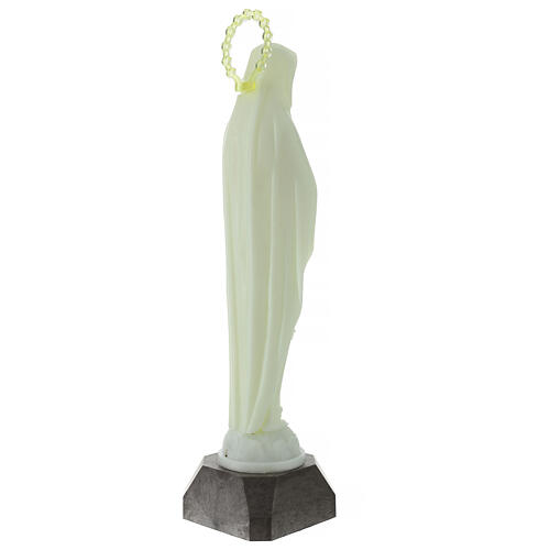 Estatua Virgen de Lourdes fosforescente 35 cm 4