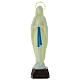 Estatua Virgen de Lourdes fosforescente 35 cm s1