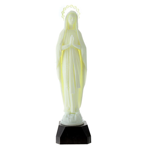 Statua Madonna di Lourdes fosforescente 35 cm  1