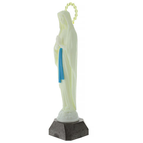 Our Lady of Lourdes phosphorescent statue 35 cm 2