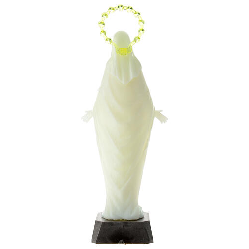 Imagem Nossa Senhora da Imaculada Conceição plástico fluorescente 22 cm 4