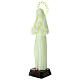 Fluorescent plastic statue of Saint Rita 24 cm high s2