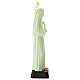 Fluorescent plastic statue of Saint Rita 24 cm high s4