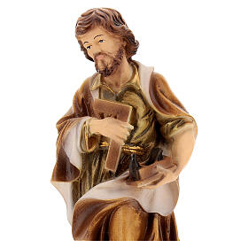 Resin statue of St Joseph the Worker, 20 cm high