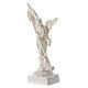Statue of St. Michael 13 cm high and made of white resin s2
