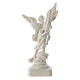 Statue of St. Michael 13 cm high and made of white resin s4