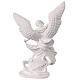 Statue of St. Michael 13 cm high and made of white resin s3
