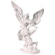 Statua San Michele 13 cm resina s1