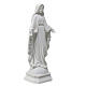 Miraculous Mary statue white resin 18 cm s3