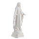 Miraculous Mary statue white resin 18 cm s2