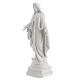 Miraculous Mary statue white resin 18 cm s3