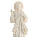 Statuette résine Christ Miséricordieux blanche 21 cm s2
