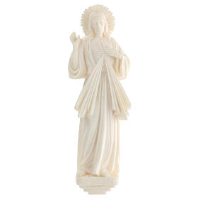 Statua resina Gesù Misericordioso bianca 21 cm